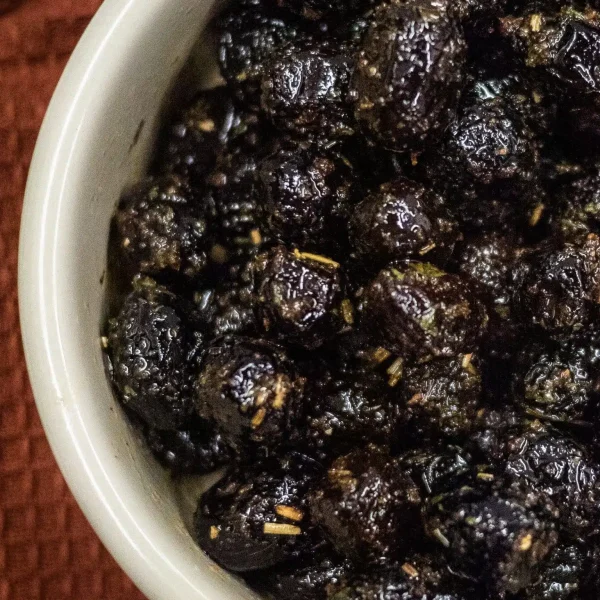 Marinated Black Olives