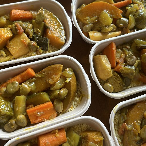 Moroccan Couscous with mixed vegetables