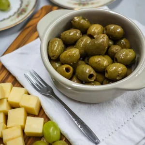 Marinated Green Olives