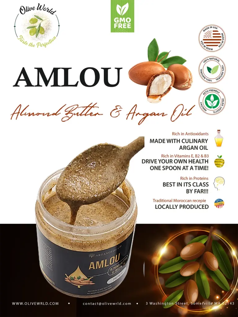 AMLOU – Almond Butter & Culinary Argan Oil - Image 2